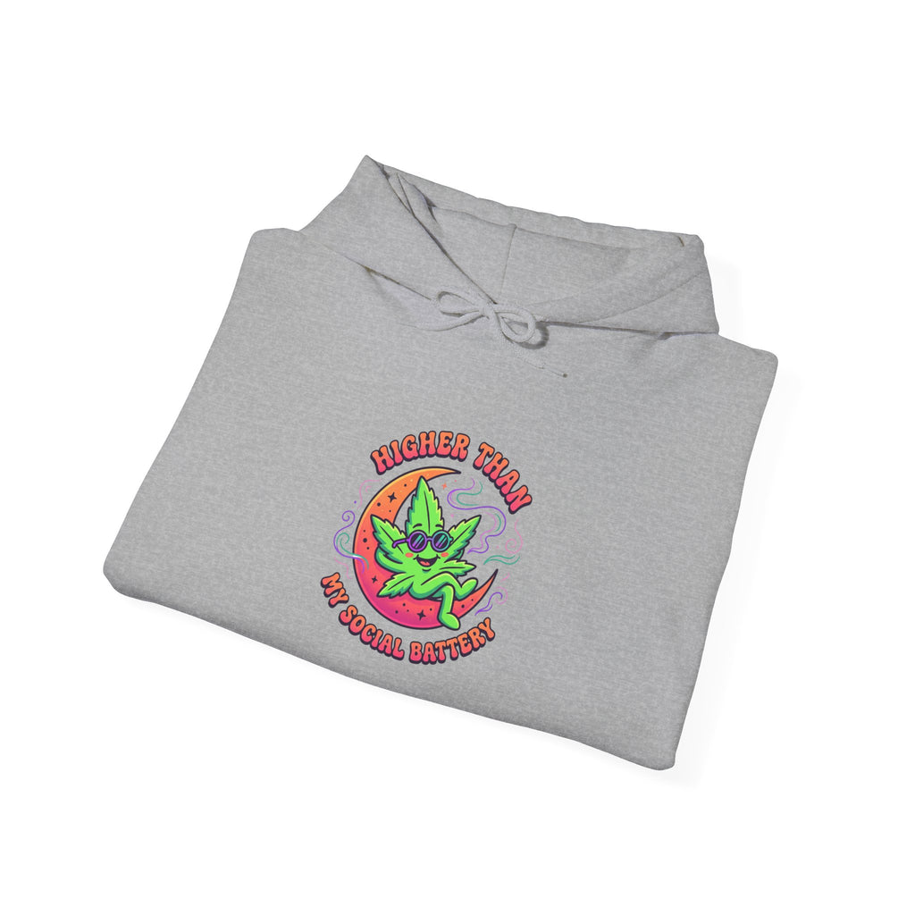 Chill Vibes Cannabis Leaf Hoodie