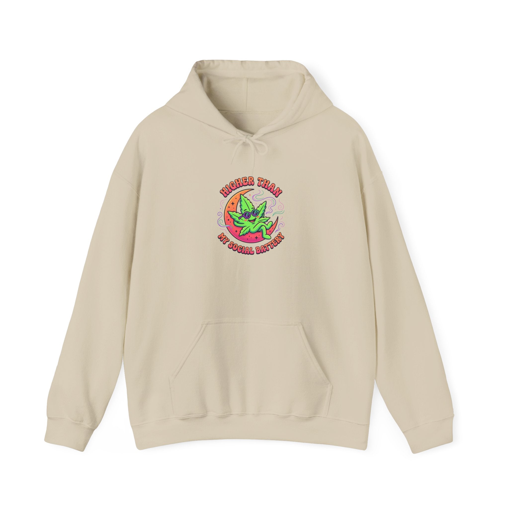 Chill Vibes Cannabis Leaf Hoodie