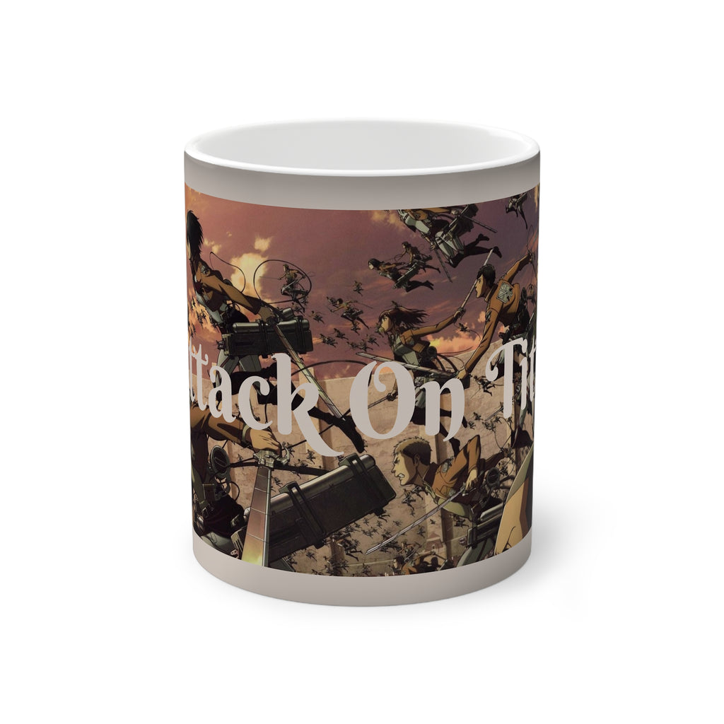 Attack On Titan Color-Changing Mug — 11oz Anime Scout Regiment Coffee Cup