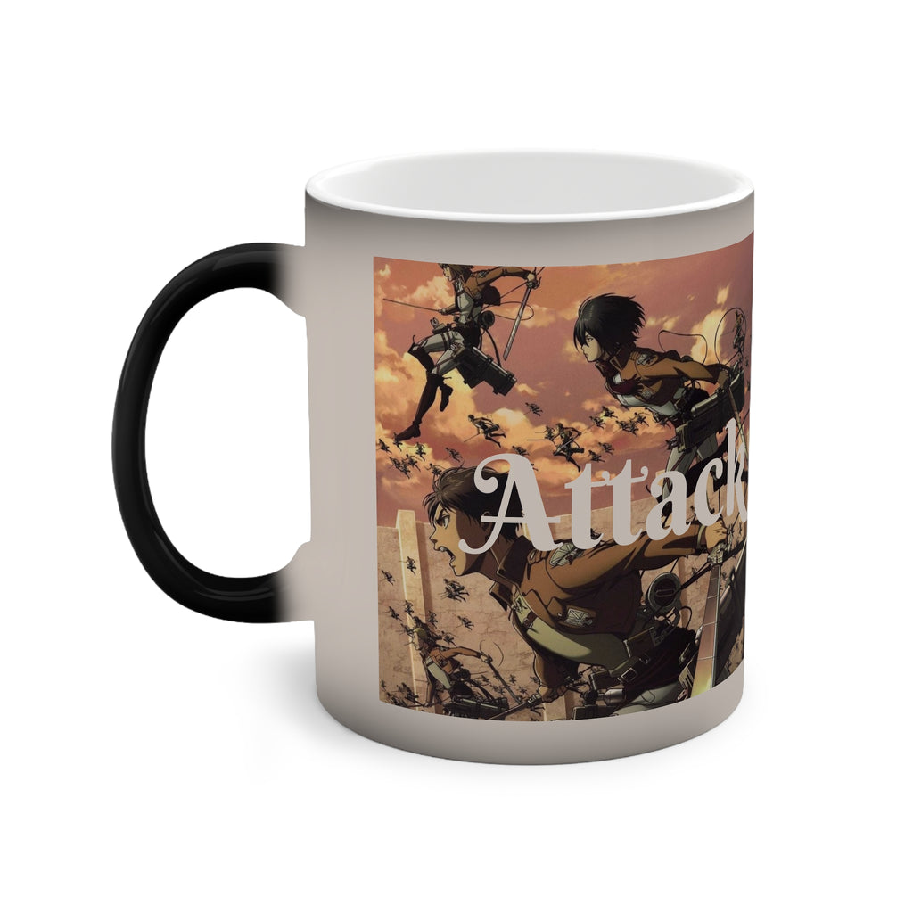Attack On Titan Color-Changing Mug — 11oz Anime Scout Regiment Coffee Cup