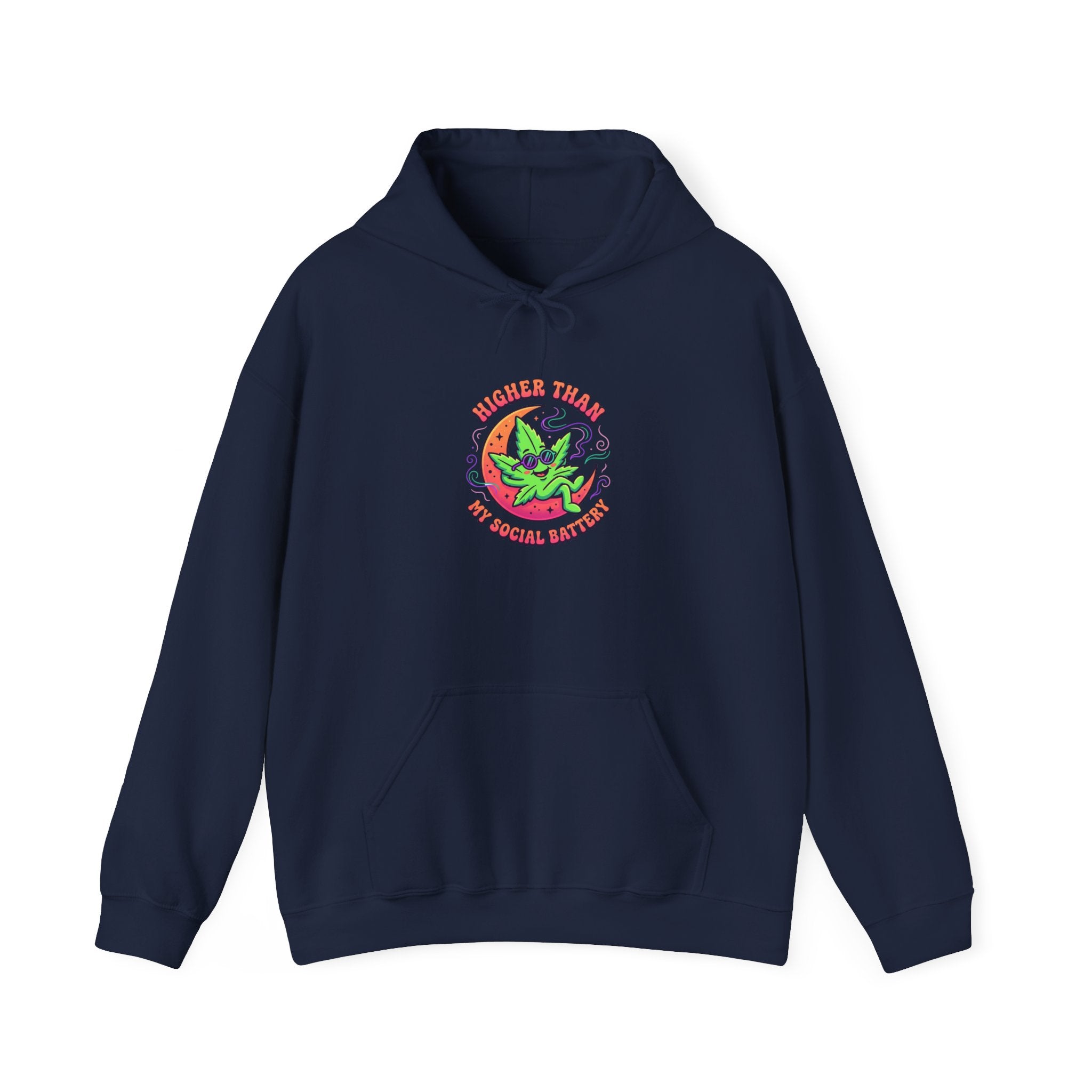 Chill Vibes Cannabis Leaf Hoodie