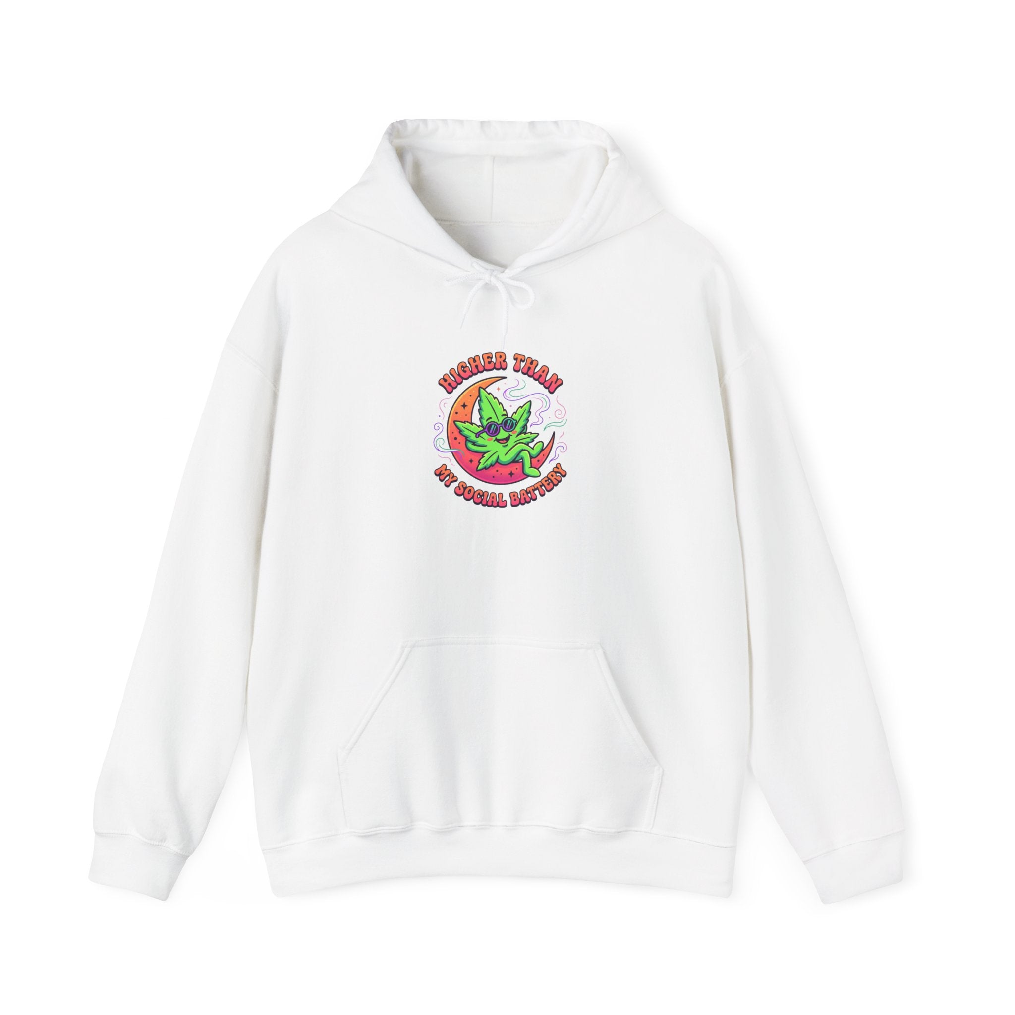Chill Vibes Cannabis Leaf Hoodie