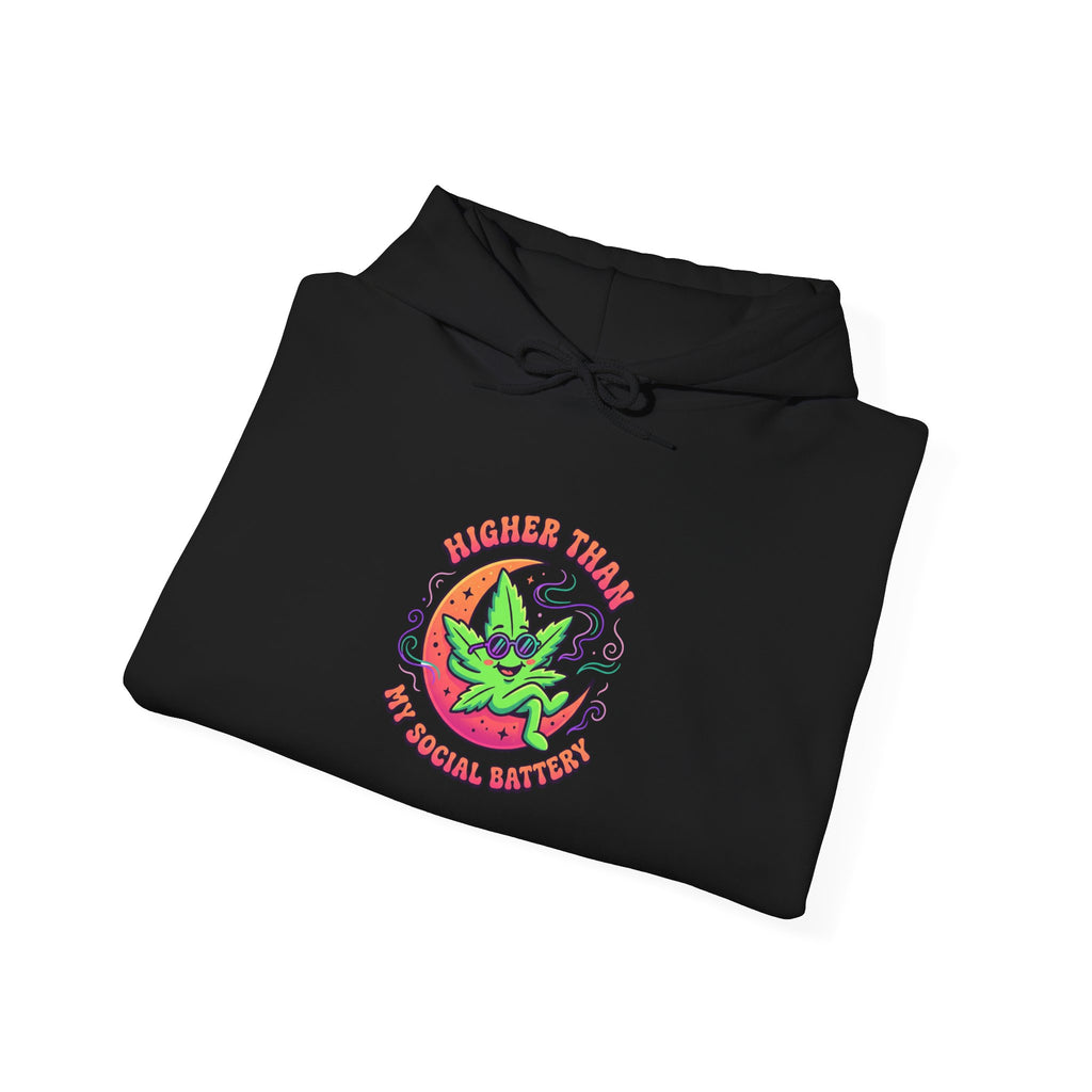 Chill Vibes Cannabis Leaf Hoodie