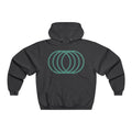 Neon Green Tech Skull Graphic Hooded Sweatshirt