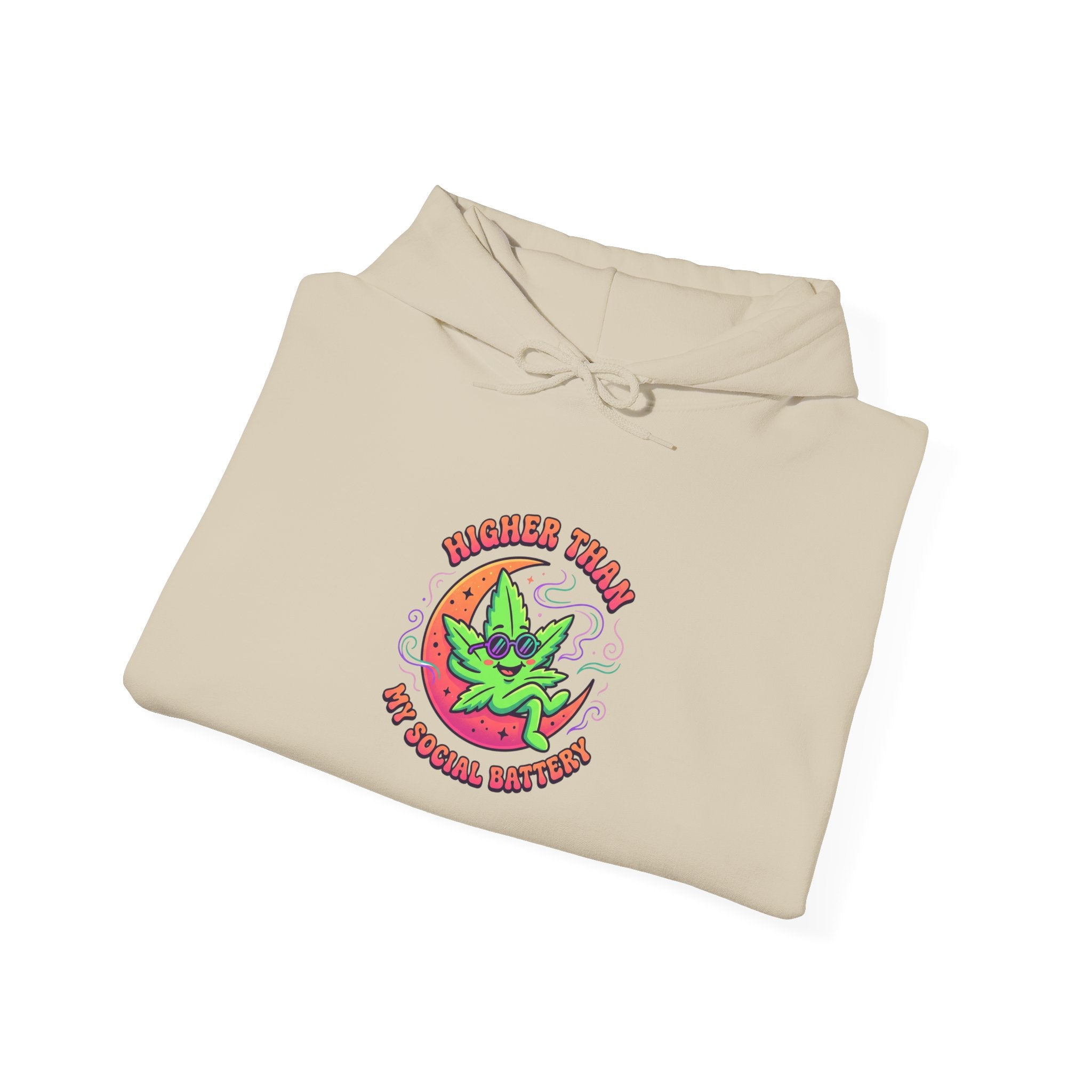 Chill Vibes Cannabis Leaf Hoodie