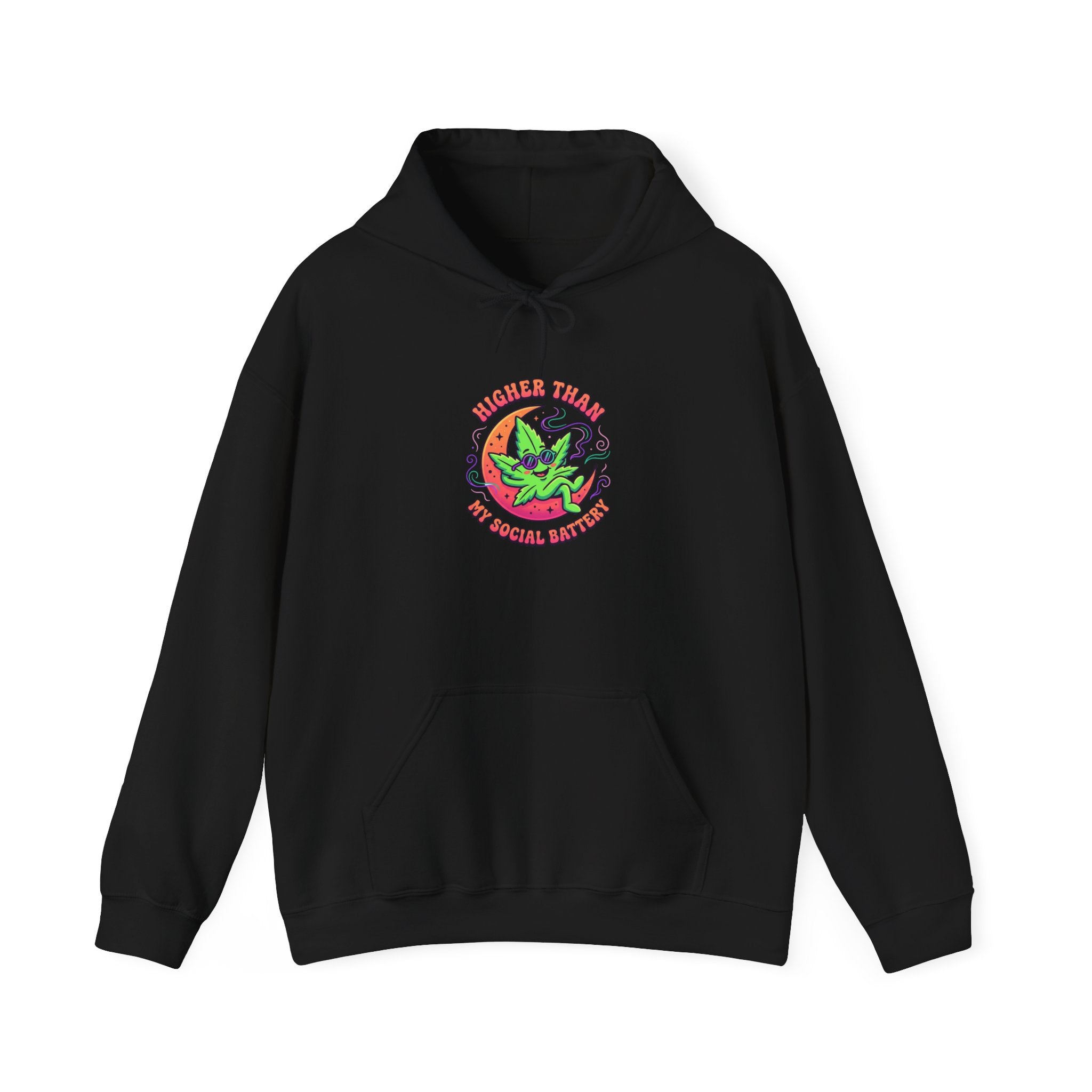 Chill Vibes Cannabis Leaf Hoodie