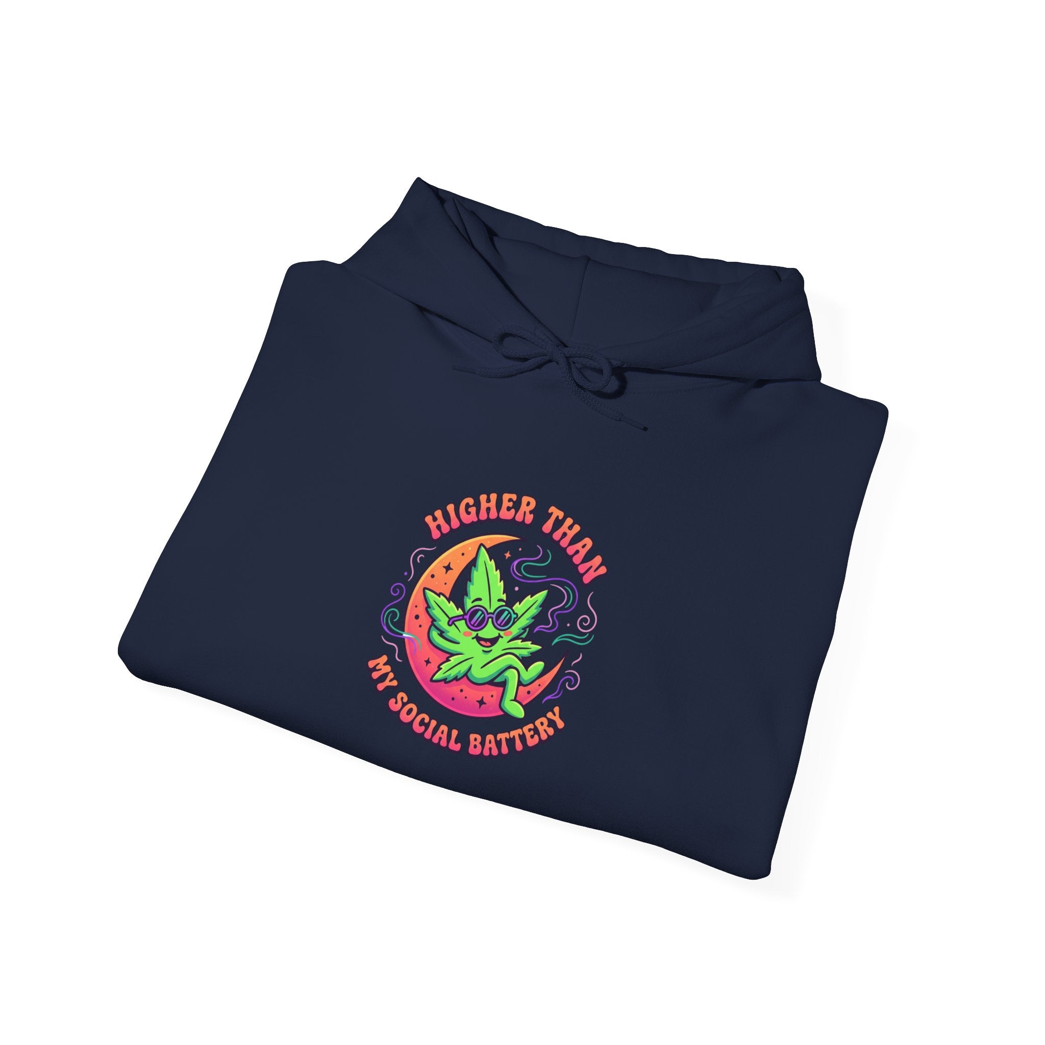 Chill Vibes Cannabis Leaf Hoodie